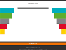 Tablet Screenshot of cuphone.com